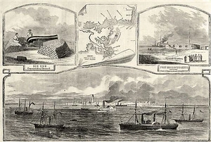 Civil War Ship Island Mississippi Fort Massachusetts Geneneral Phelps Brigade - Picture 1 of 1