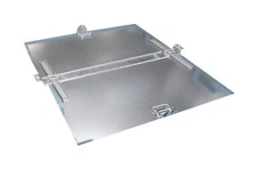 2-teiliger, verzinkter Deckel für FB 1000, abschließbar mittels Vorhängeschloss  - Bild 1 von 1