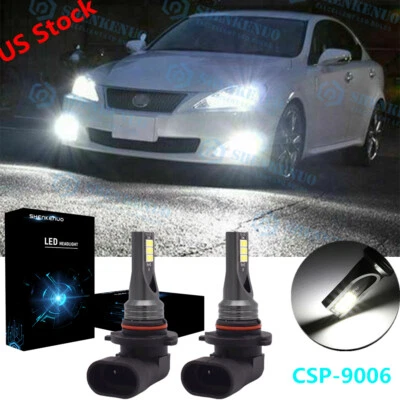 Bombilla antiniebla LED 6000K blanca 9006 para Lexus IS250 IS350 2006 07 2008 2009 2010 Foto 1 de 4