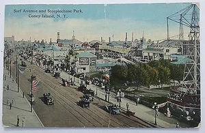 c1907 NY Postcard Steeplechase Park, Coney Island, New York, posted 1914 - Bild 1 von 2