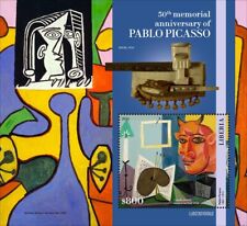 Pablo Picasso Malarstwo Sztuka MNH Znaczki 2023 Liberia S/S