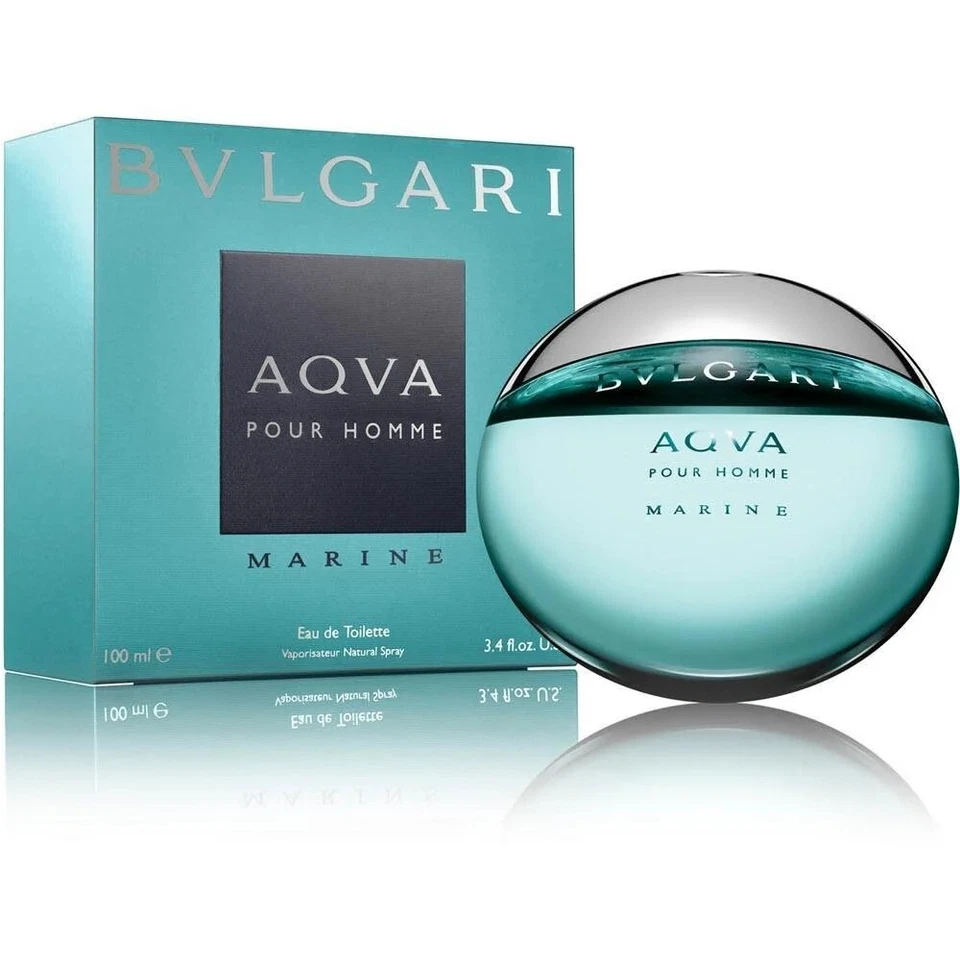 Aqva Marine By Bvlgari  EDT Spray 100 ml /3.4 Fl oz Men Perfume New Man Original - Image 1 of 1