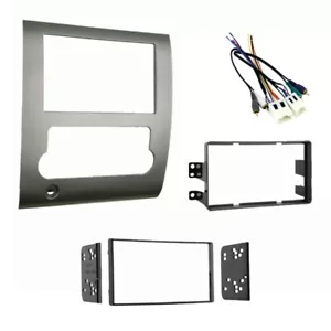 Kit de instalación de radio DIN doble estéreo para automóvil 95-7424 y cables para Titan 08-12 con amplificador - Imagen 1 de 4