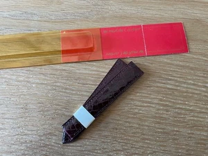 Cartier Tank Leather Bracelet - Burgundy Genuin 18 MM - Collector's Watch - Picture 1 of 7