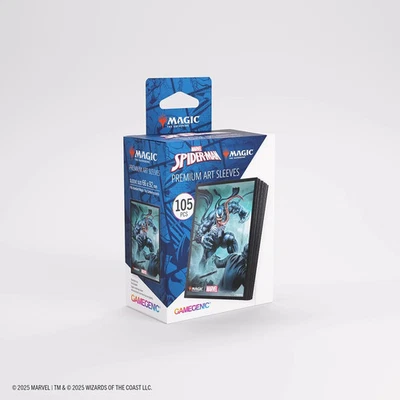 GAMEGENIC Magic The Gathering Marvel's Spider-Man Premium Art Sleeves Venom