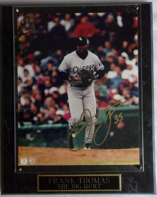 弗兰克·托马斯 The Big Hurt 亲笔签名美国职业棒球运动员正版商品。 — 第 1/4 张图片