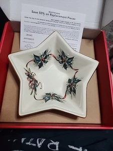 LENOX WINTER GREETINGS STAR BOWL 8 INCHES NEW IN WRAPPING AND IN BOX - Bild 1 von 8