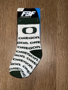 Calcetines Oregon Ducks para niños pequeños FBF originales NCAA verde blanco talla 3-8 nuevos con etiquetas - Imagen 1 de 5