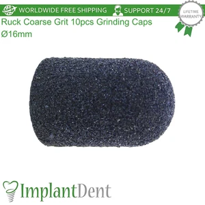 Ruck Coarse Grit 10pcs Grinding Caps Ø16mm For Filing Dry & Cracked Layers - Picture 1 of 4