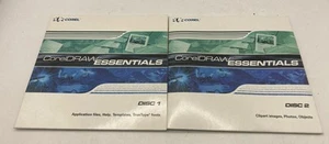 CorelDraw Essentials Disc 1 & 2 Anwendungsdateien & ClipArt Bilder Discs PC - Bild 1 von 2