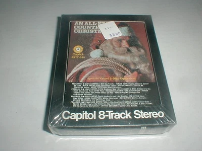 All Star Country Christmas COMP Capitol 8 Track Tape SEALED 70 Tex Buck Roy Hank - Image 1 of 4