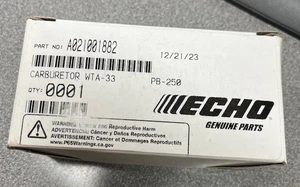 Echo A021001882 Carburetor Fits PB-250 R 6 ECHO 5 - Picture 1 of 1