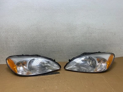 2000 to 2007 Ford Taurus Left+Right Side Set Halogen Headlights Oem V4827 DW - Image 1 of 4