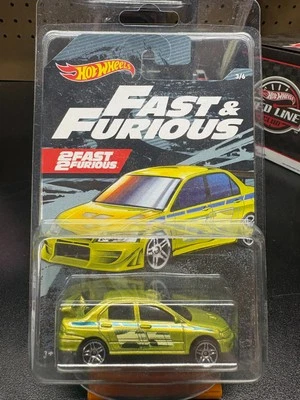 HOT WHEELS 2019 Fast & Furious Walmart Exclusive Mitsubishi Lancer Evolution - Image 1 of 4