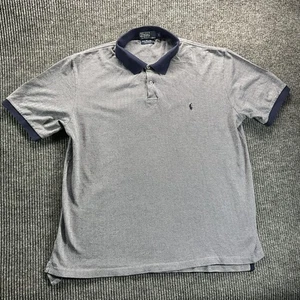Polo Ralph Lauren Polo Para Hombres Grande Azul Espiga Pima Algodón Informal Perú - Imagen 1 de 15