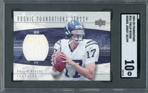 2004 Upper Deck Foundations Philip Rivers #261 "Rookie Jersey" RC 30/499 SGC 10 - Picture 1 of 2