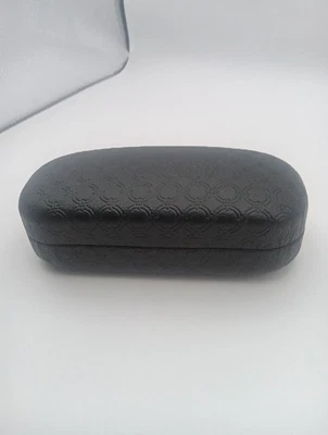 Estuche para gafas con inserción de espuma rígida texturizada con cubierta negra Foto 1 de 4