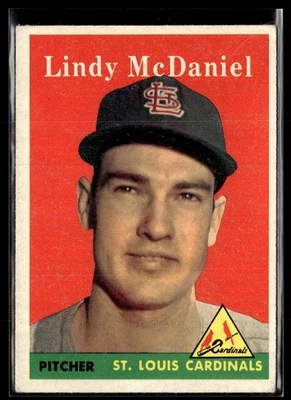 1958 Topps Lindy McDaniel St. Louis Cardinals #180 - Image 1 of 2