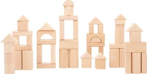 Small Foot 11396 Natural Wooden Blocks, made of wood, FSC 100%-certified, a stab - Picture 1 of 4