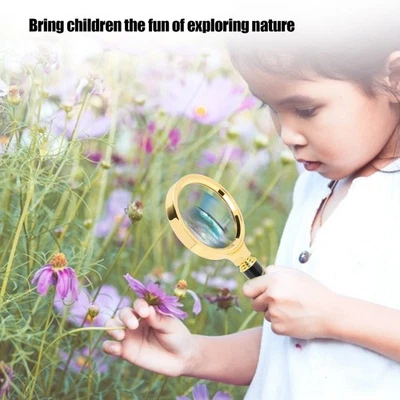 7X Magnifying Glass 70mm Vintage Handheld Magnifier For Reading Household Us PLM - Image 1 of 4