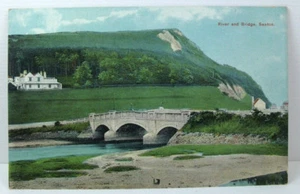 POSTKARTE River and Bridge, Seaton; Lokaler Verlag: Jones Bazaar, Seaton, Devon - Bild 1 von 2