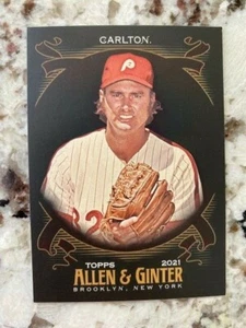 2021 Topps Allen Ginter X Baseball Base Card Phillies Steve Carlton #145 - Bild 1 von 1