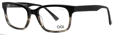 Gafas rectangulares OGI Evolution 9226/1954 estrato negro para hombre 52-18-145 B:38 B Foto 1 de 4