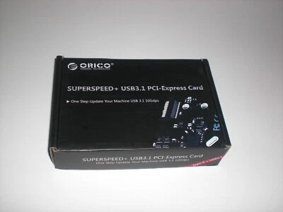 ORICO Superspeed+ USB3.1 PCI-Express Card 10Gbps - New - Image 1 of 4