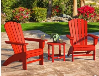 Juego de 3 piezas Shellback Adirondack Portside. ENVÍO GRATIS Foto 1 de 3