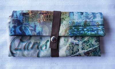 Vintage Bead Landing Multi-Compartment Travel Case - Paris Graphics - Image 1 of 4