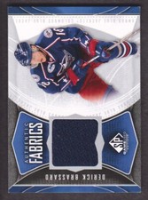 2009-10 SP Game Used Hockey Authentic Fabrics #AF-DE Derick Brassard Jersey