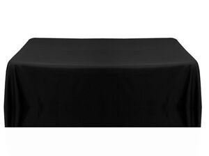10 Rectangle 90"×132" Polyester 6ft Tablecloths 20 Colors 100% Heavy Made in USA