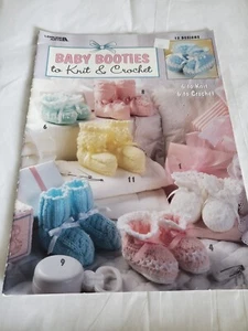 Baby Booties to Knit and Crochet: 12 designs (6 knit, 6 crochet) LA2731 - Picture 1 of 1