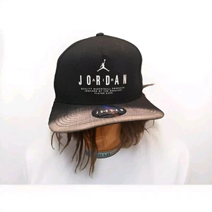Gorra Air Jordan Desteñida Jumpman Gorra Snapback Negra Hombres De Colección Muy Rara - Imagen 1 de 4