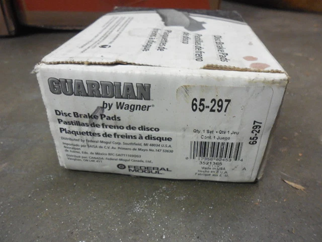 Juego de pastillas de freno de disco delanteras 1987 1988 1989 para Isuzu I-Mark 65-297 BP-47 Foto 1 de 3