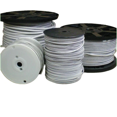 RUSHAZZLED Bungie Nylon coated rubber rope shock cord 1/4" x 50' Bungee Stretch Made N USA