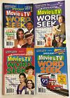 Lot of 4 Penny Press Spotlight Movie & TV Word Seek Puzzles Books 103-106 2021