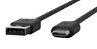 90cm USB Data / Charger Black Cable for LG G7 ThinQ LMG710AWMH, LMG710EMW Phone