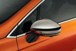 PAR DE CARCASAS RETROVISORES CROMADAS RENAULT CLIO 5V (2019-2021) ORIGINAL - Picture 1 of 4