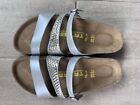 Silver Betula Birkenstock Sandals Size Womens US 8