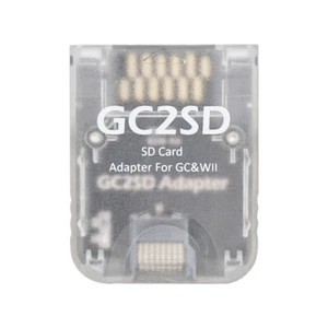 Memory Card Adapter Plug and Play for GameCube Game Consoles (Transparent) - Photo 1 sur 8