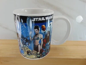 Star Wars A NEW HOPE ALL CHARACTERS Lucas Films Coffee Cup Mug Galerie RARE MINT - Picture 1 of 6