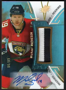 Mike Michael Matheson 2016-17 Upper Deck SPx Rookie Auto Patch #68/99 RC - Picture 1 of 2