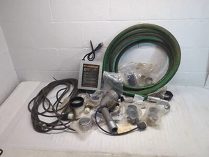 SCHMIDT Sand blaster Blasting Hose Deadman, Nozzle POWER SUPPLY PARTS LOT AS IS - Picture 1 of 22