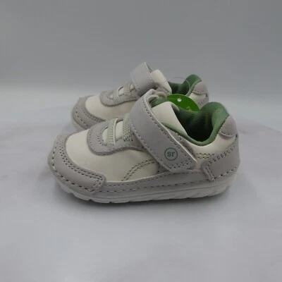 Stride Rite Shoes Baby Boys 3W Grey White Sneakers - Image 1 of 4