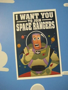 Disney Pixar Toy Story Buzz Lightyear 11" x 17" Andy's Room Poster - Picture 1 of 11