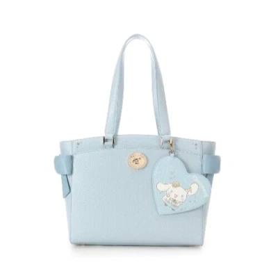 SAMANTHAVEGA Cinnamoroll Collection A4 Tote Bag Sanrio 2025 Light blue Japan NEW - Image 1 of 4