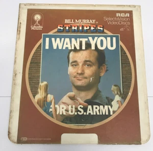 CED Video Disc - Bill Murray in STRIPES I Want You For US ARMY - - Imagen 1 de 10