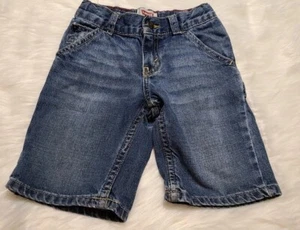 Boys Size 5 reg Levi’s Strauss Carpenter Jean Shorts with Adjustable Waist  - Picture 1 of 5