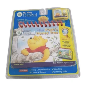 My First LeapPad Leap Pad Disney Pooh's Honey Tree Flip Book & Cartridge NEW - Picture 1 of 3